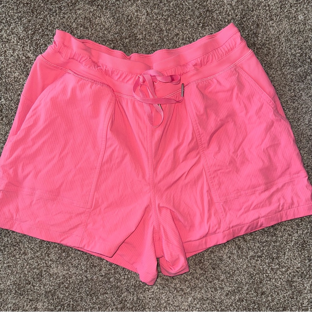 Lululemon Dance Studio Shorts 8 coral